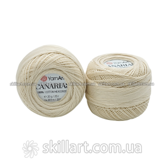 Пряжа Canarias 20гр (молочный) 6194